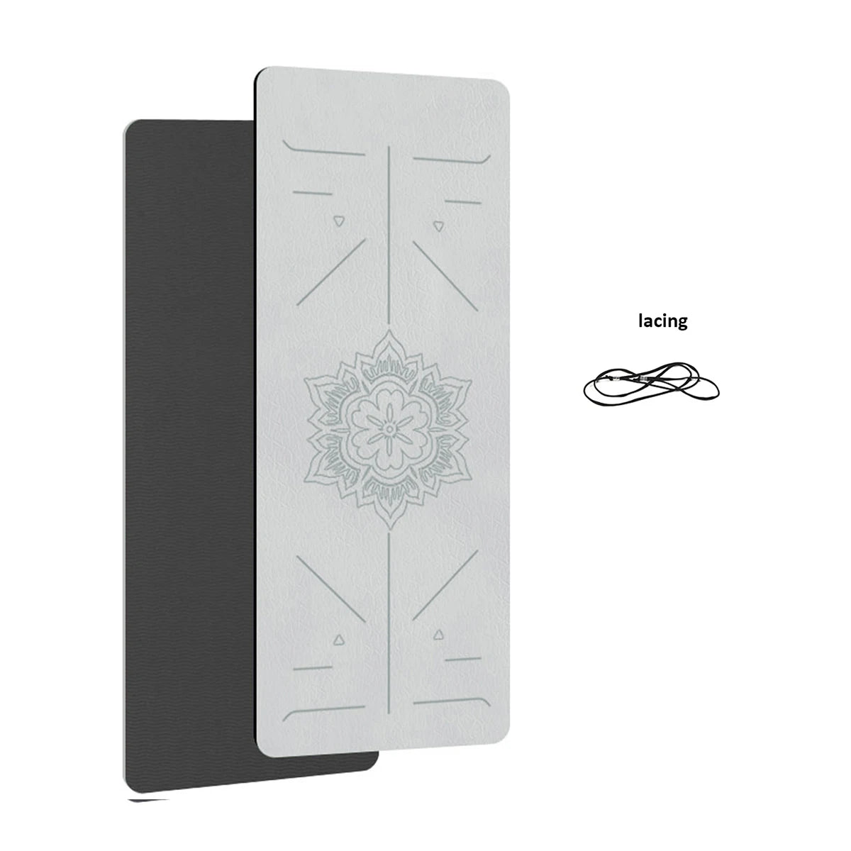 Yoga Mat – Eco-Friendly TPE - Non-Slip Fitness Mat with Alignment Guide