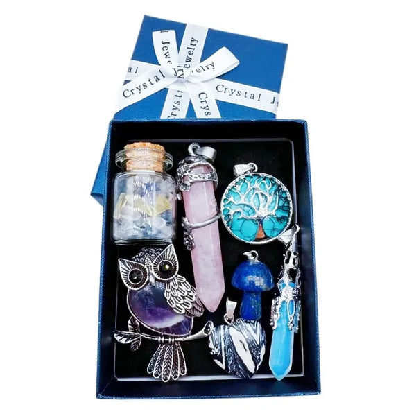 Premium Healing Stones Crystal Set – Chakra Energy Tools for Yoga, Meditation & Spiritual Decor