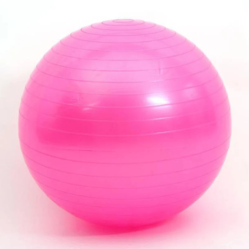 Yoga Fitness Ball – Smooth Anti-Burst Pilates & Balance Training Ball - 45cm, 25cm