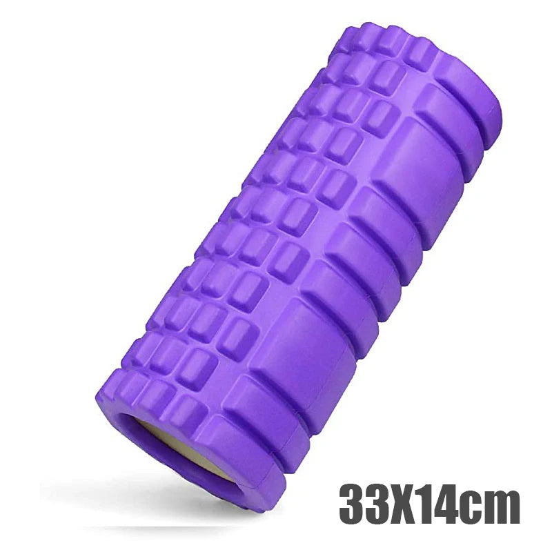 Foam Yoga Column – Muscle Massage Roller for Back, Legs &amp; Full-Body Training- 33cm