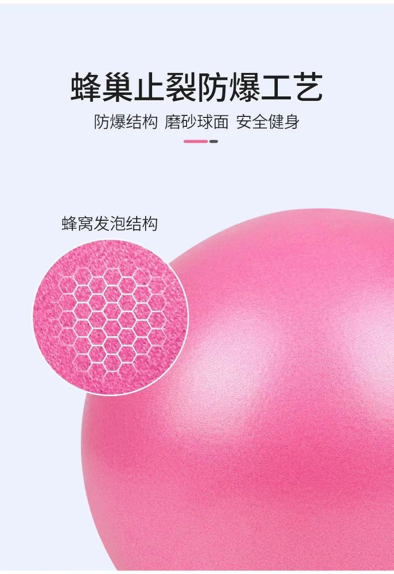 Mini Pilates Yoga Ball – 25cm Anti-Burst Exercise Ball for Legs, Hips & Core Workouts
