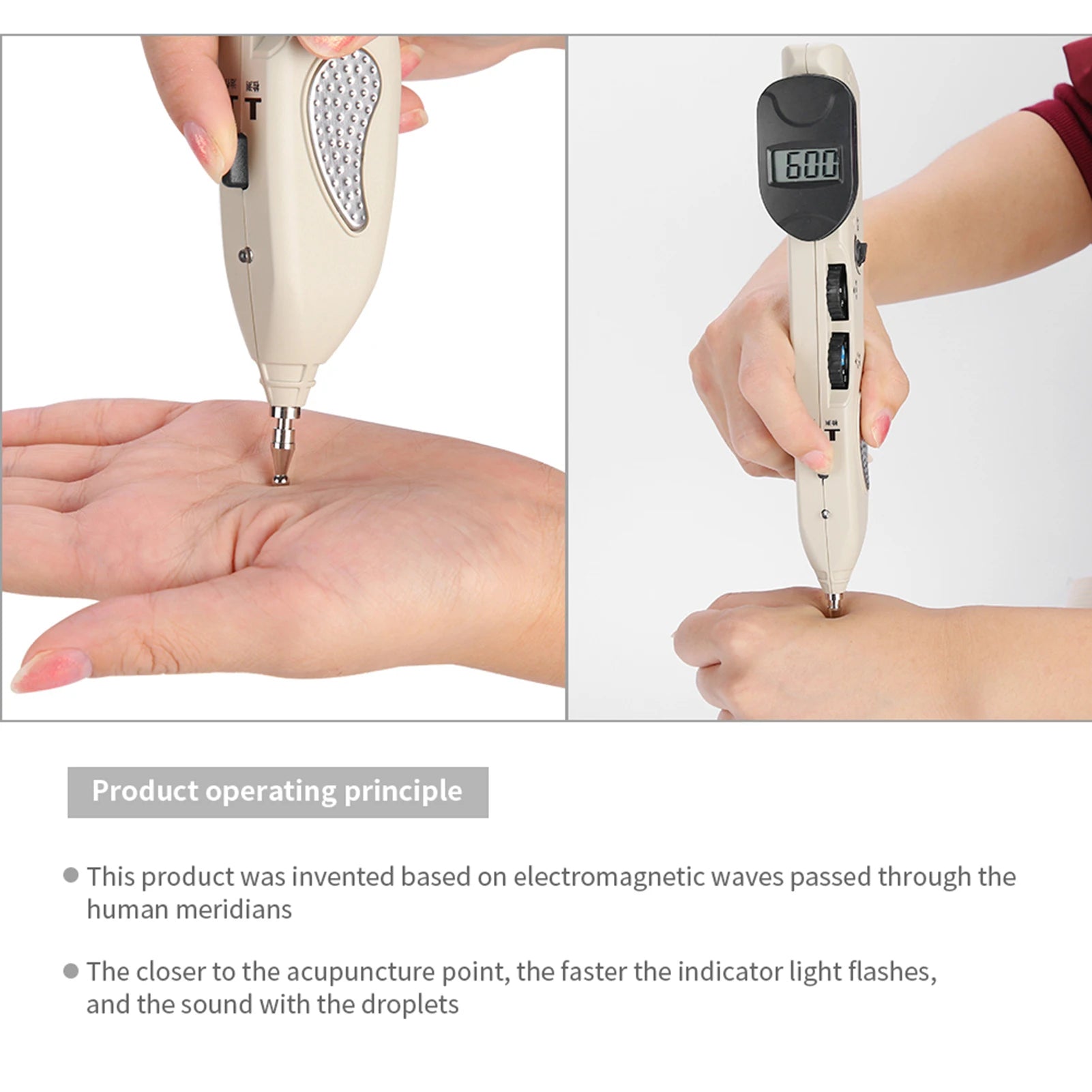 Electronic Acupuncture Pen – TENS Meridian Therapy & Muscle Stimulator for Pain Relief