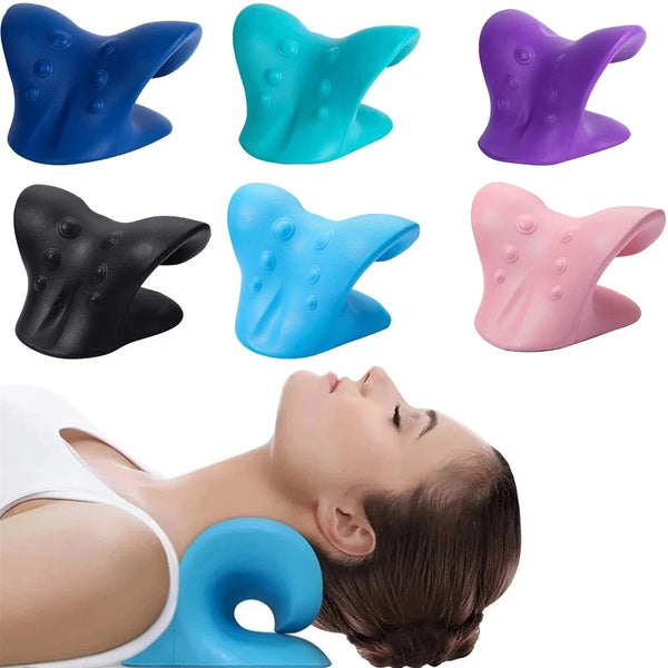 Cervical Spine Stretch Pillow – Neck & Shoulder Traction Relaxer