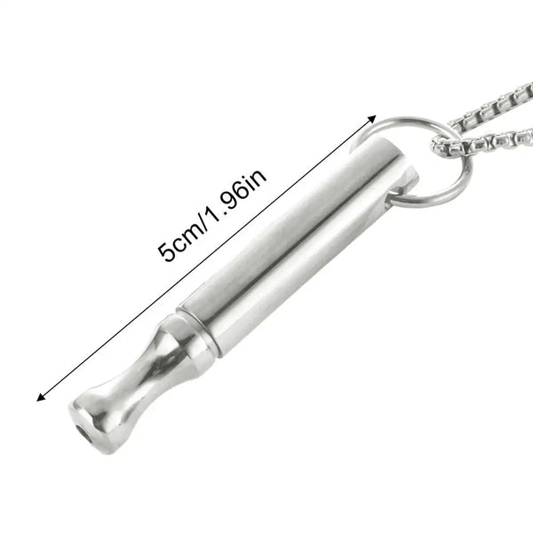 Breathlace™ Mindful Breathing Necklace – Stainless Steel Anxiety Relief Pendant