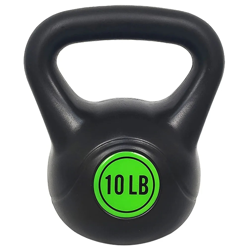 Wide Grip Kettlebell Exercise Fitness Weight Set – 4-Piece Set (5lb, 10lb, 15lb, 20lb)