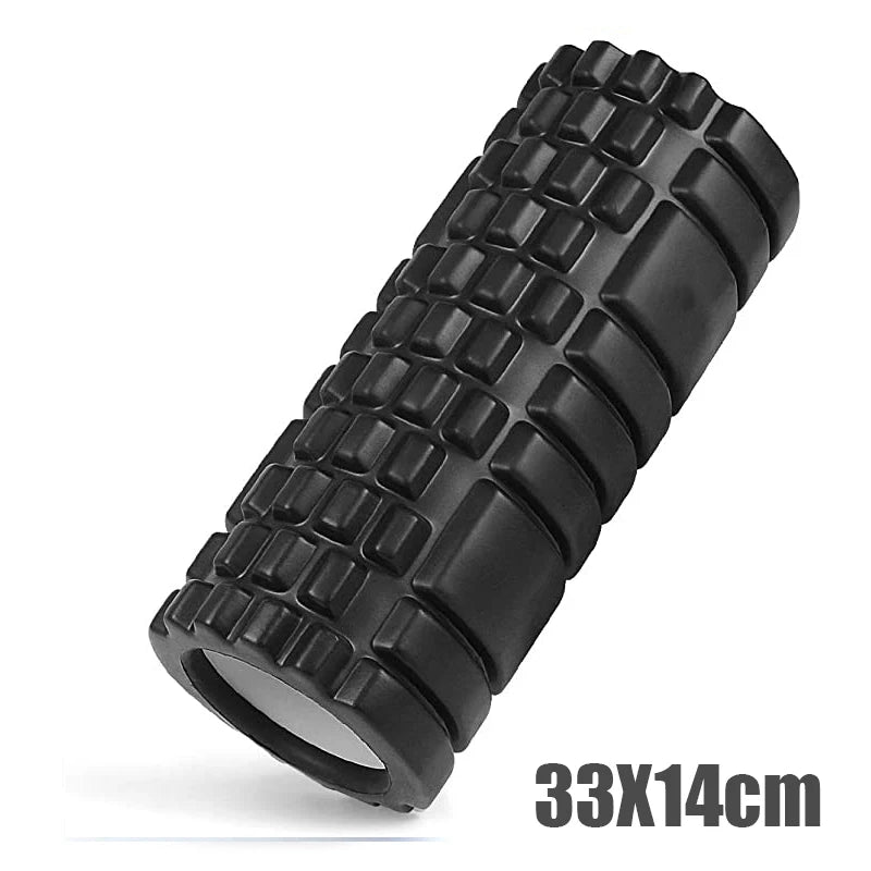 Foam Yoga Column – Muscle Massage Roller for Back, Legs &amp; Full-Body Training- 33cm