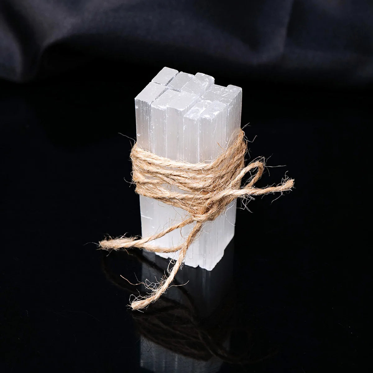 Natural Moroccan Selenite Crystal Set – Selenite Bar, Plate & Sheet Combo
