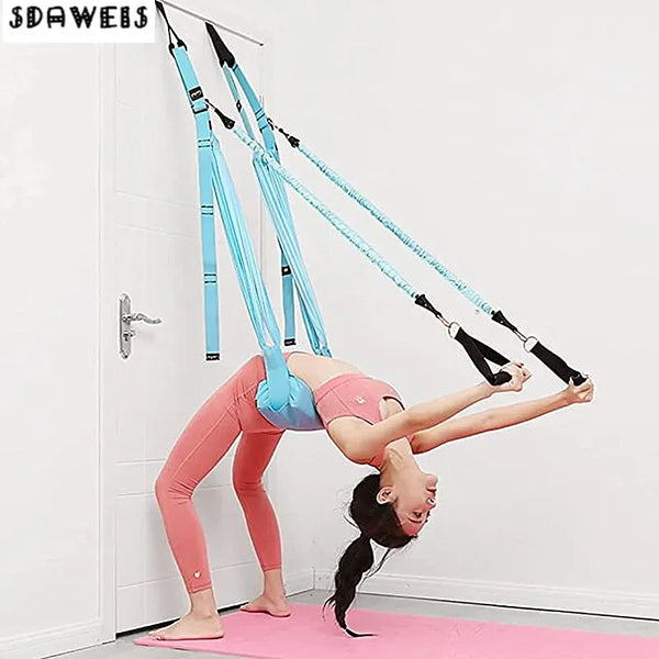 Adjustable Aerial Yoga Strap – Anti-Gravity Hammock Swing for Stretching, Handstands & Fitness Training