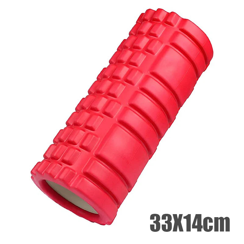 Foam Yoga Column – Muscle Massage Roller for Back, Legs &amp; Full-Body Training- 33cm