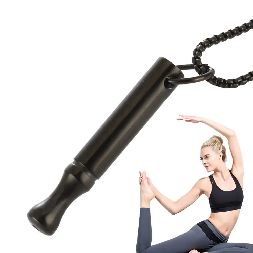 Breathlace™ Mindful Breathing Necklace – Stainless Steel Anxiety Relief Pendant