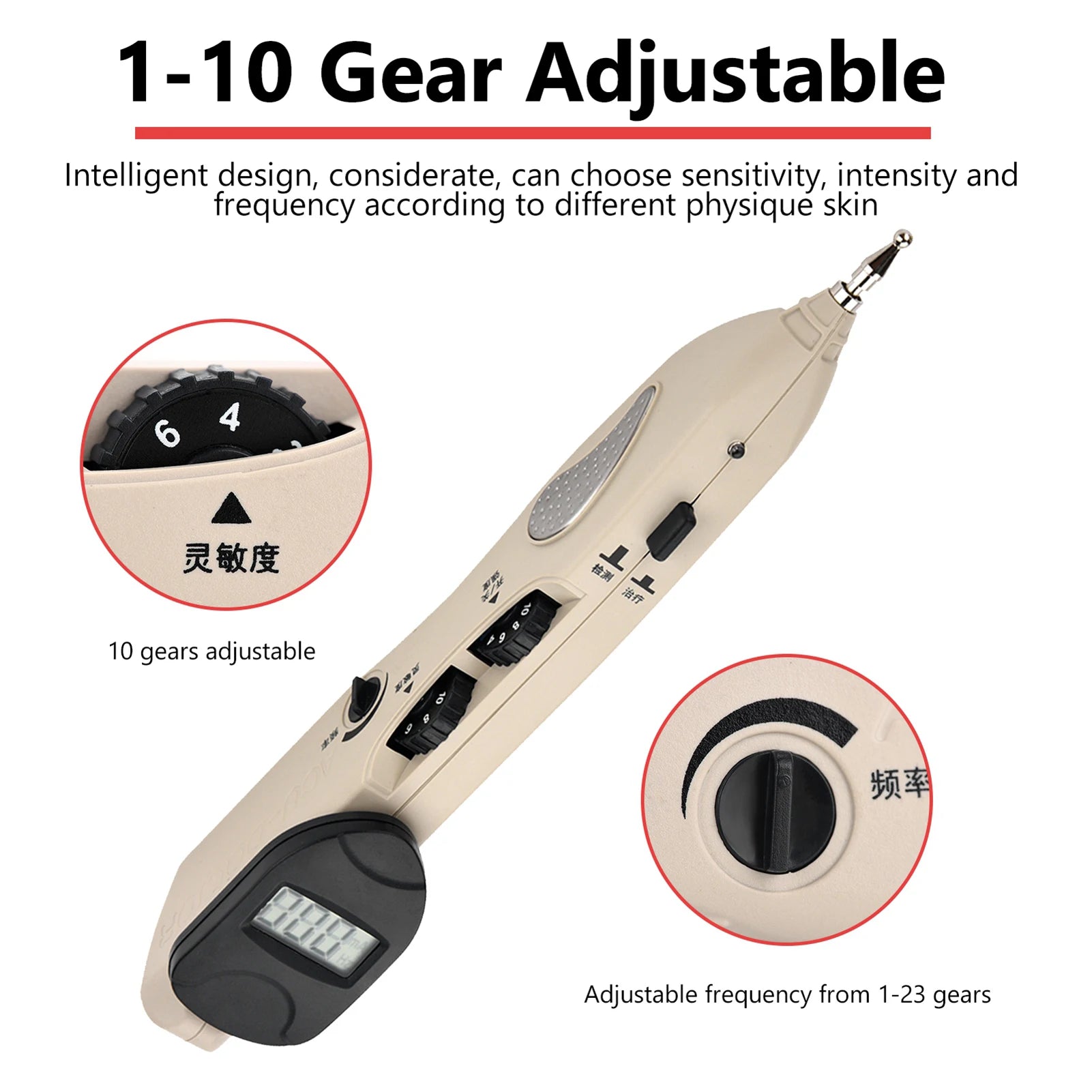 Electronic Acupuncture Pen – TENS Meridian Therapy & Muscle Stimulator for Pain Relief