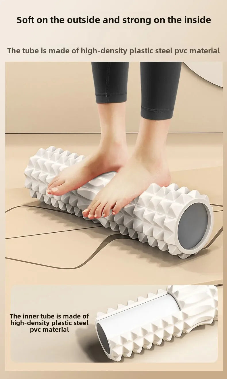 Full Body Massage Mace Foam Roller Set – Complete Muscle Relaxation & Yoga Fitness Equipment Kit