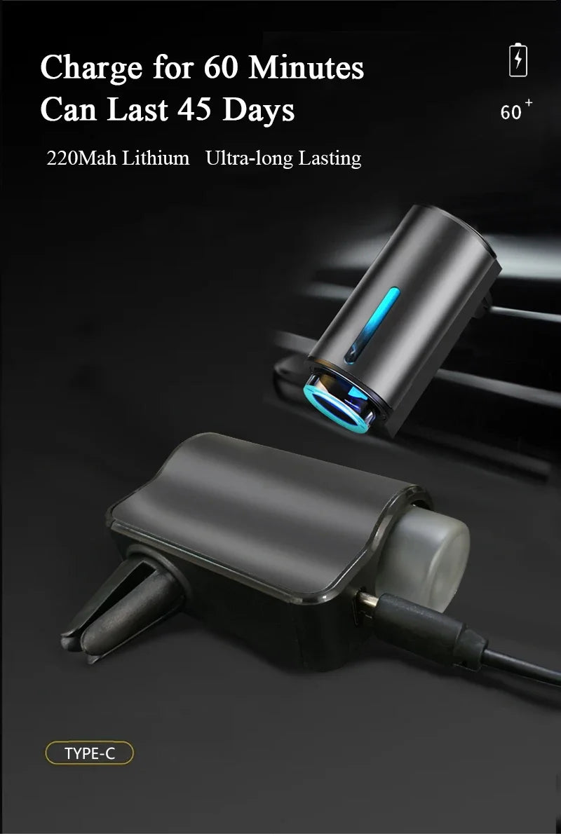Electric Car Aroma Diffuser – Air Vent Essential Oil Freshener