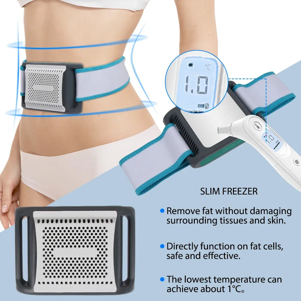 Cryotherapy Fat Dissolving & Anti-Cellulite Massager – Abdominal Lipo Freeze Slimming Machine
