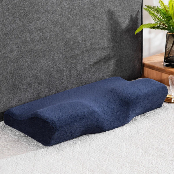 Orthopedic Memory Foam Butterfly Shaped Pillow – Neck Protection for Deep, Restful Sleep