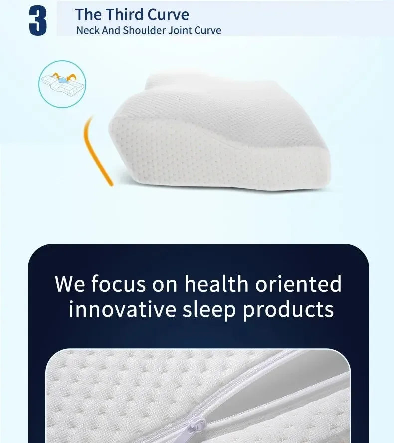 Orthopedic Memory Foam Butterfly Shaped Pillow – Neck Protection for Deep, Restful Sleep