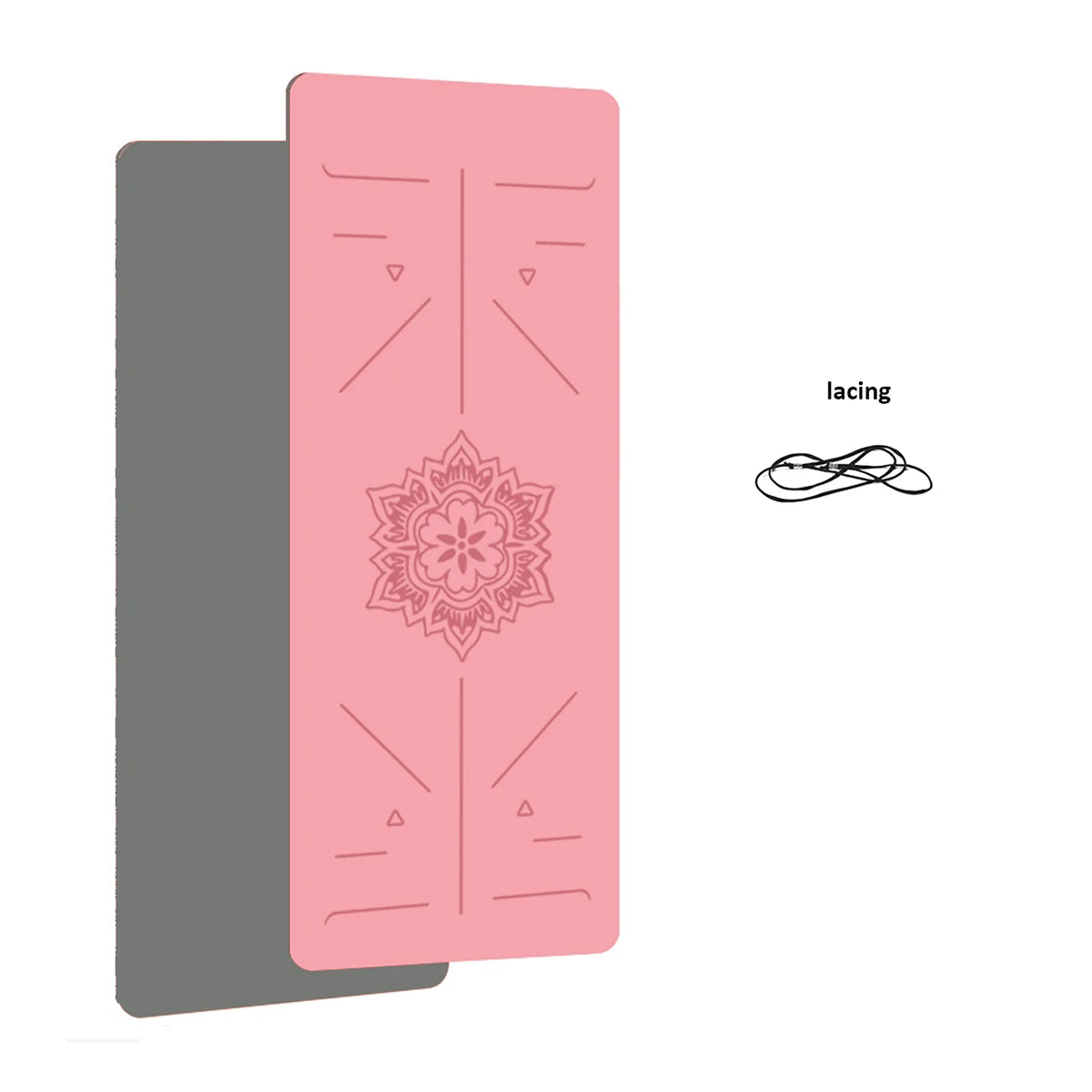 Yoga Mat – Eco-Friendly TPE - Non-Slip Fitness Mat with Alignment Guide