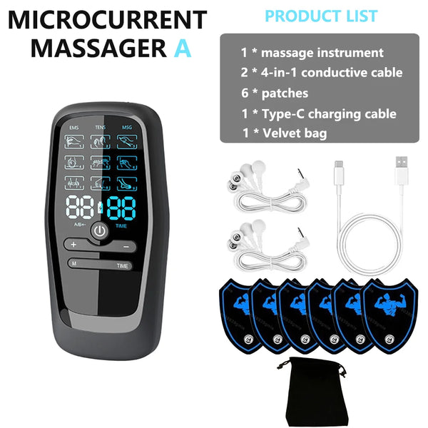 Digital EMS & TENS Muscle Stimulator Therapy Device