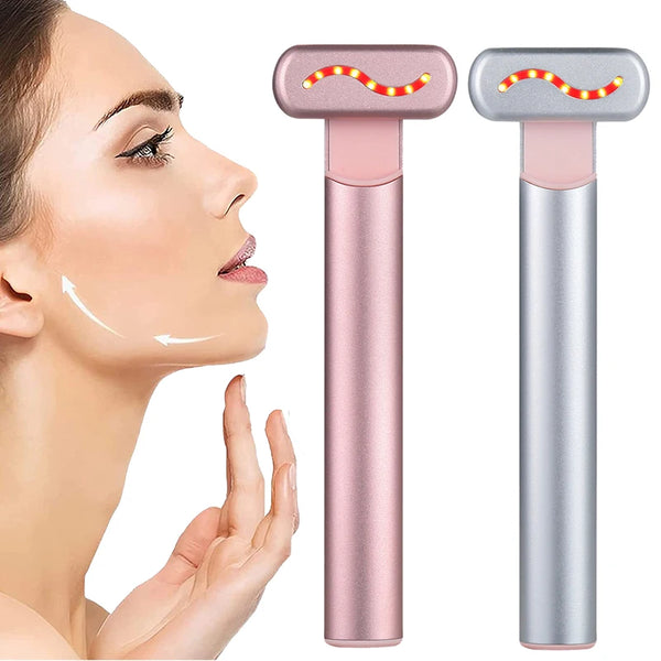 EMS Face Lifting & Red Light Therapy Wand – Anti-Wrinkle Beauty Tool
