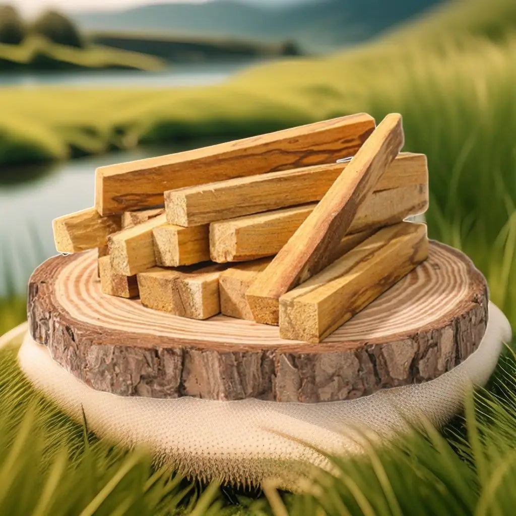 Palo Santo Natural Incense Sticks – High Oil Content for Aromatherapy & Meditation (10pcs)