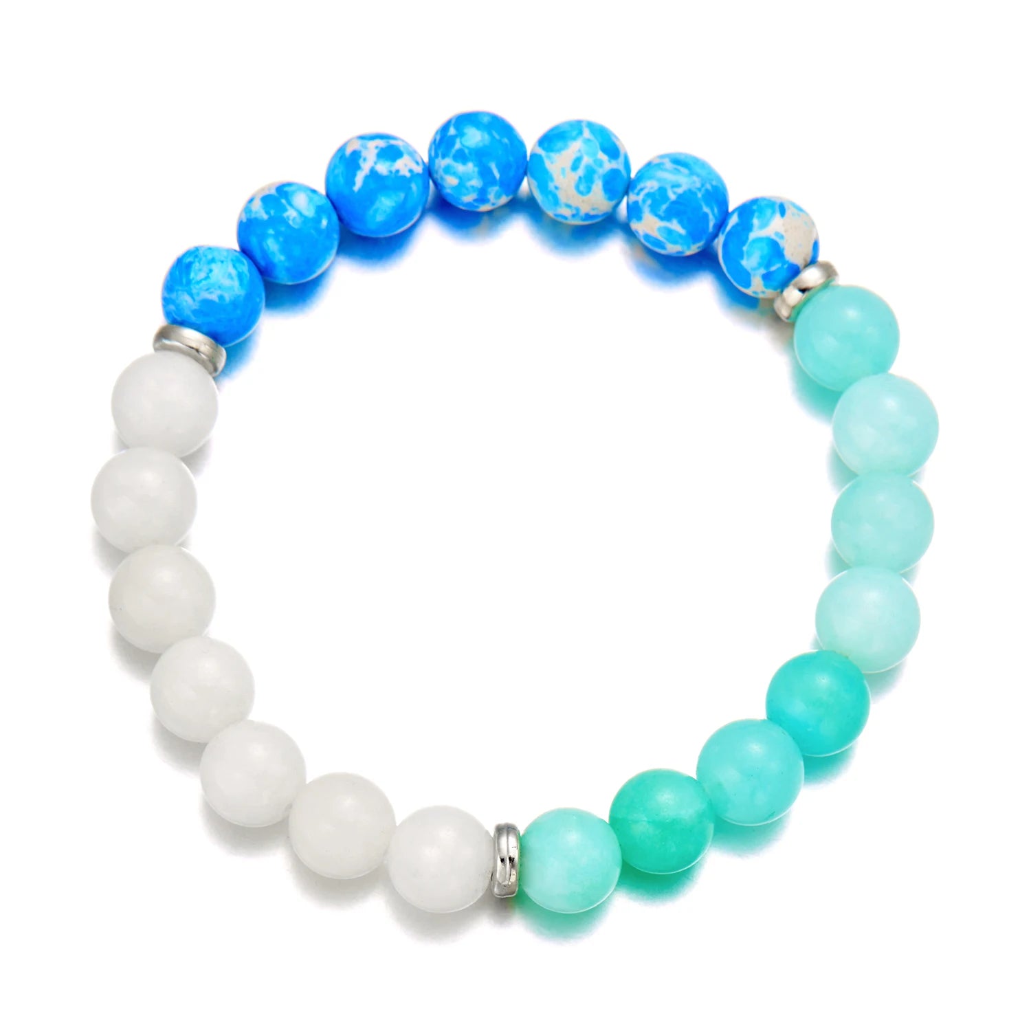 Natural Stone 7 Chakra Energy Bracelet – Good Luck & Protection Jewelry for Men and Women