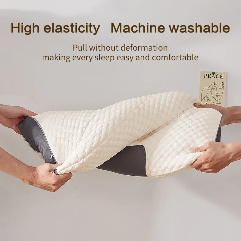 Orthopedic Cervical Neck Pillow – Soybean Fiber Massage Pillow for Sleep & Neck Support