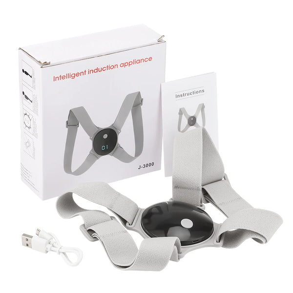 Smart Posture Corrector with LCD Display – Adjustable Back & Shoulder Support