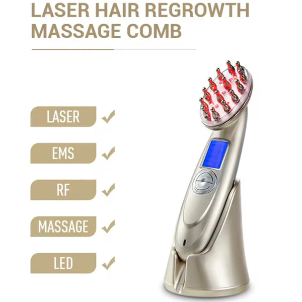 Electric Laser Hair Growth Comb – Anti-Hair Loss & Scalp Therapy Brush