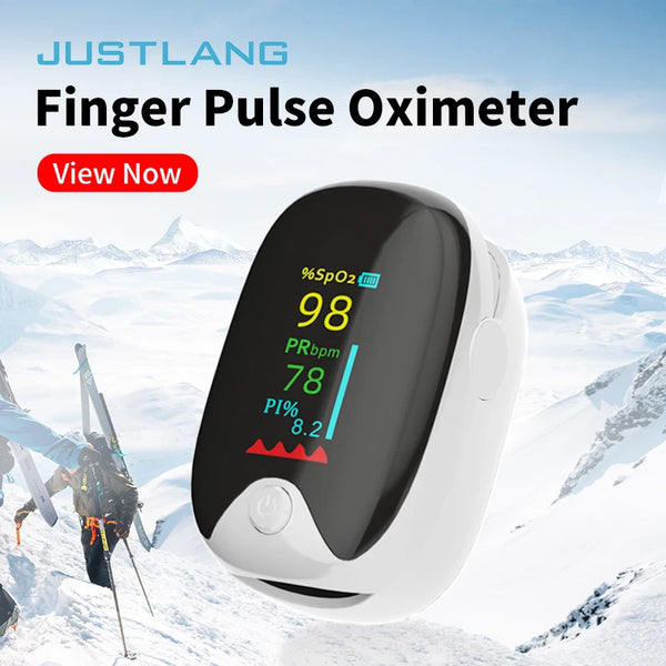Medical Finger Pulse Oximeter – Oxygen Saturation & Heart Rate Monitor