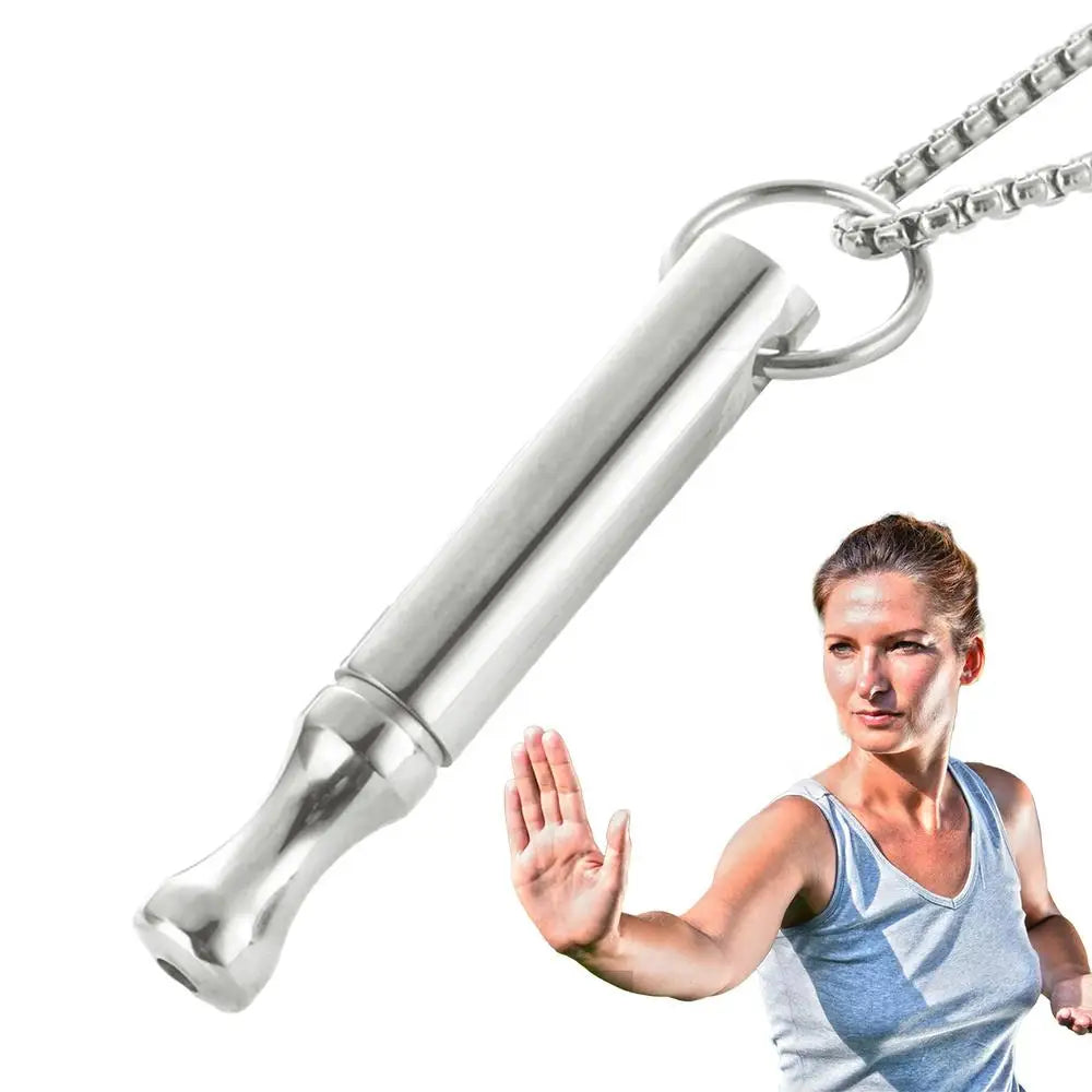 Stainless Steel Mindful Breathing Necklace – Calm, Harmony & Anti-Smoking Support