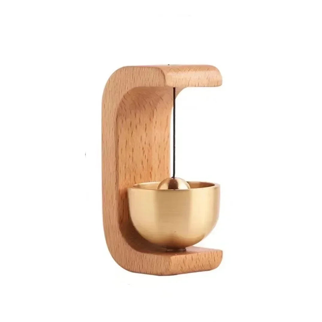 Wooden Wind Chimes Wireless Doorbell – Decorative Hanging Entrance Bell