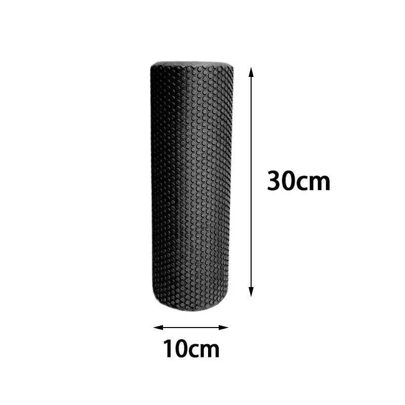 Foam Yoga Roller – Pilates Hexagonal EVA Home Workout Support (9.5cm x 29.7cm)