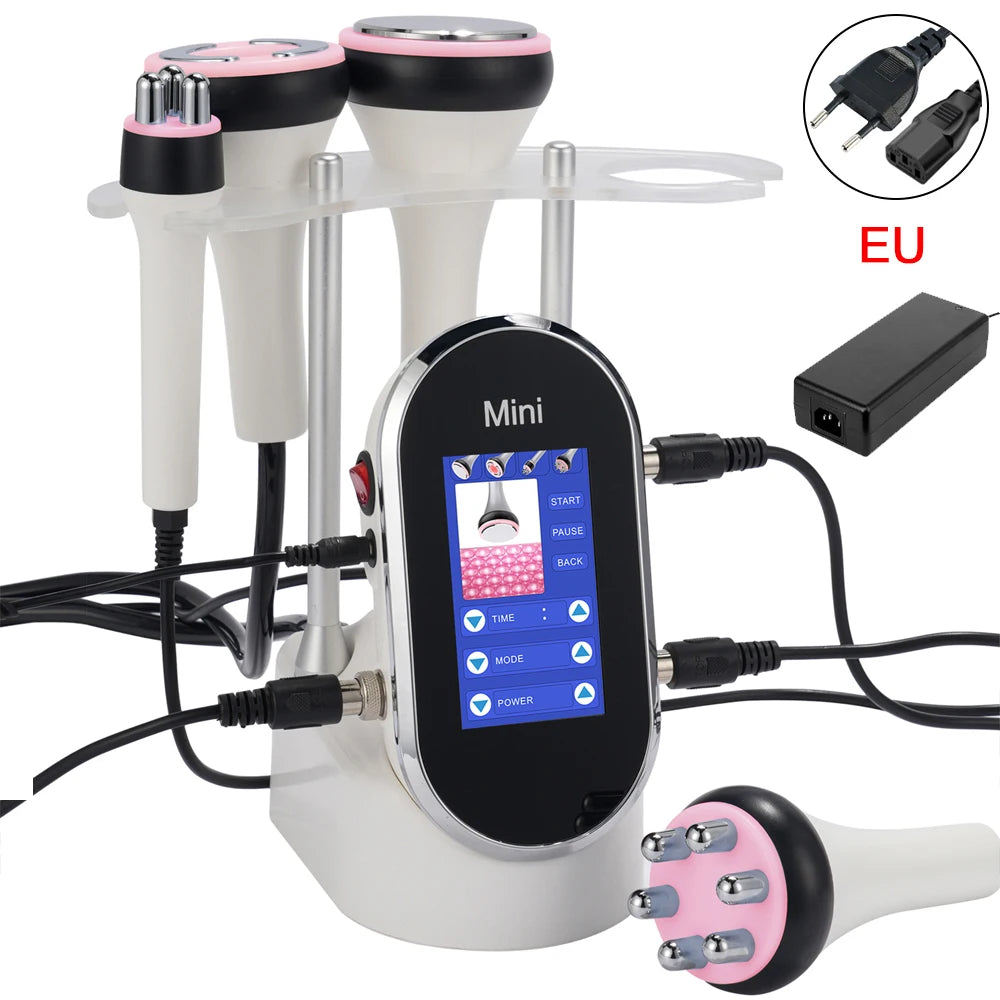4-in-1 Cavitation Slimming &amp; Skin Tightening Device – Ultrasonic Liposuction &amp; Facial Care Machine