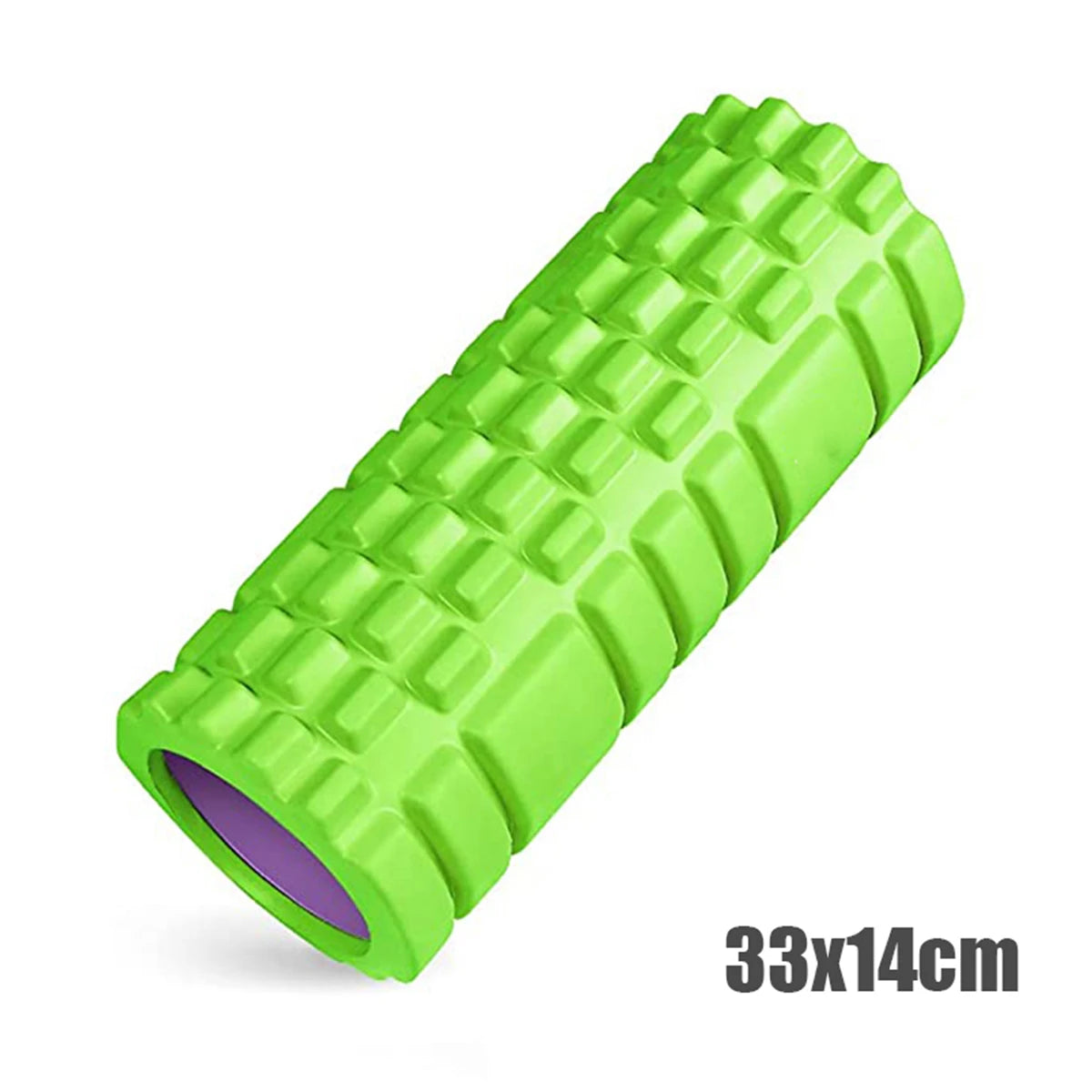 Foam Yoga Column – Muscle Massage Roller for Back, Legs &amp; Full-Body Training- 33cm