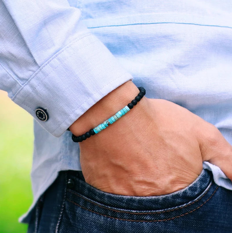 New Minimalist 4mm Bead Bracelet – Emperor Onyx Meditation Bracelet for Men & Women