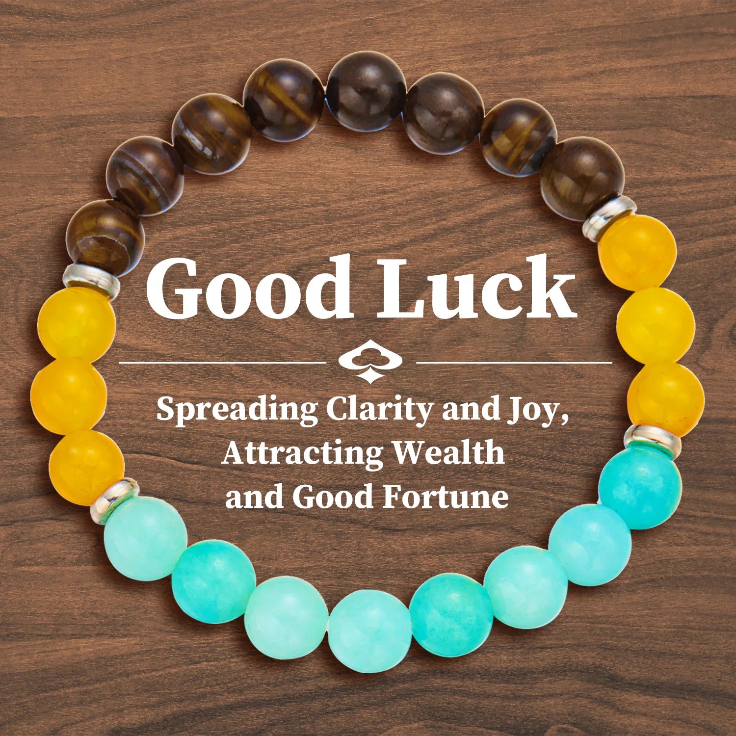Natural Stone 7 Chakra Energy Bracelet – Good Luck & Protection Jewelry for Men and Women