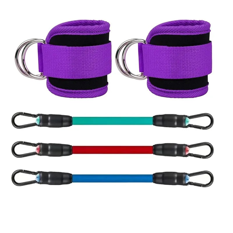 Ankle Straps Resistance Bands Set – Strength Training & Toning for Legs and Glutes