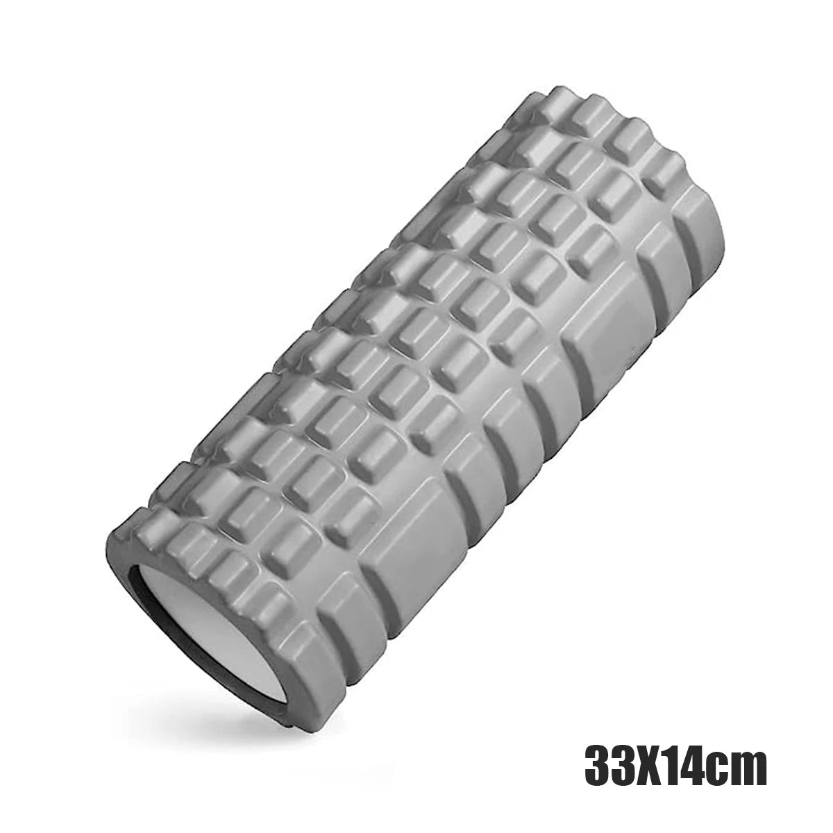 Foam Yoga Column – Muscle Massage Roller for Back, Legs &amp; Full-Body Training- 33cm