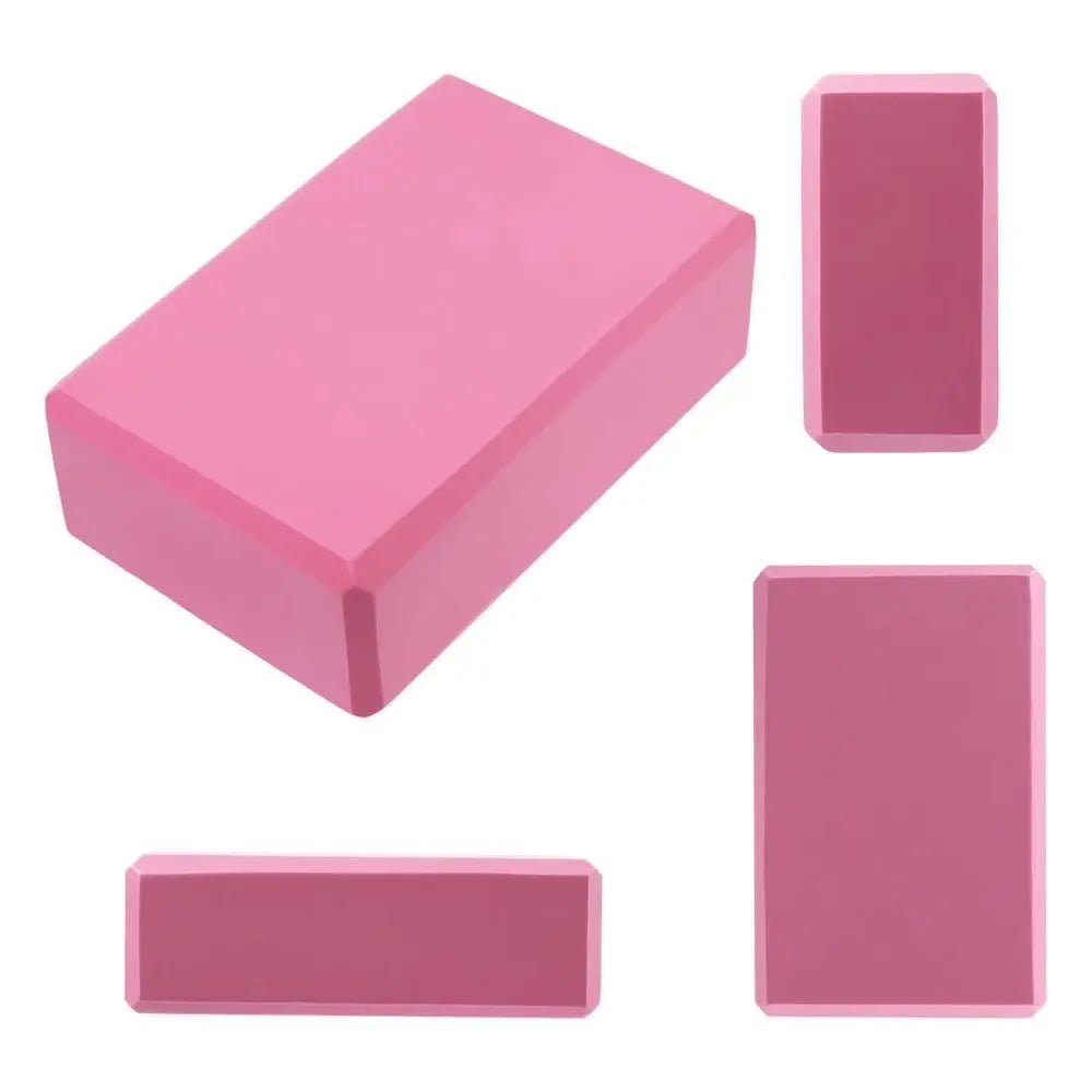 Yoga Block – Colored EVA - Non-Slip Foam Fitness Brick for Yoga, Pilates & Stretching