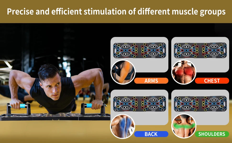 Push Up Support Board – Multifunctional - Chest, Core & Upper Body Strength Training Tool