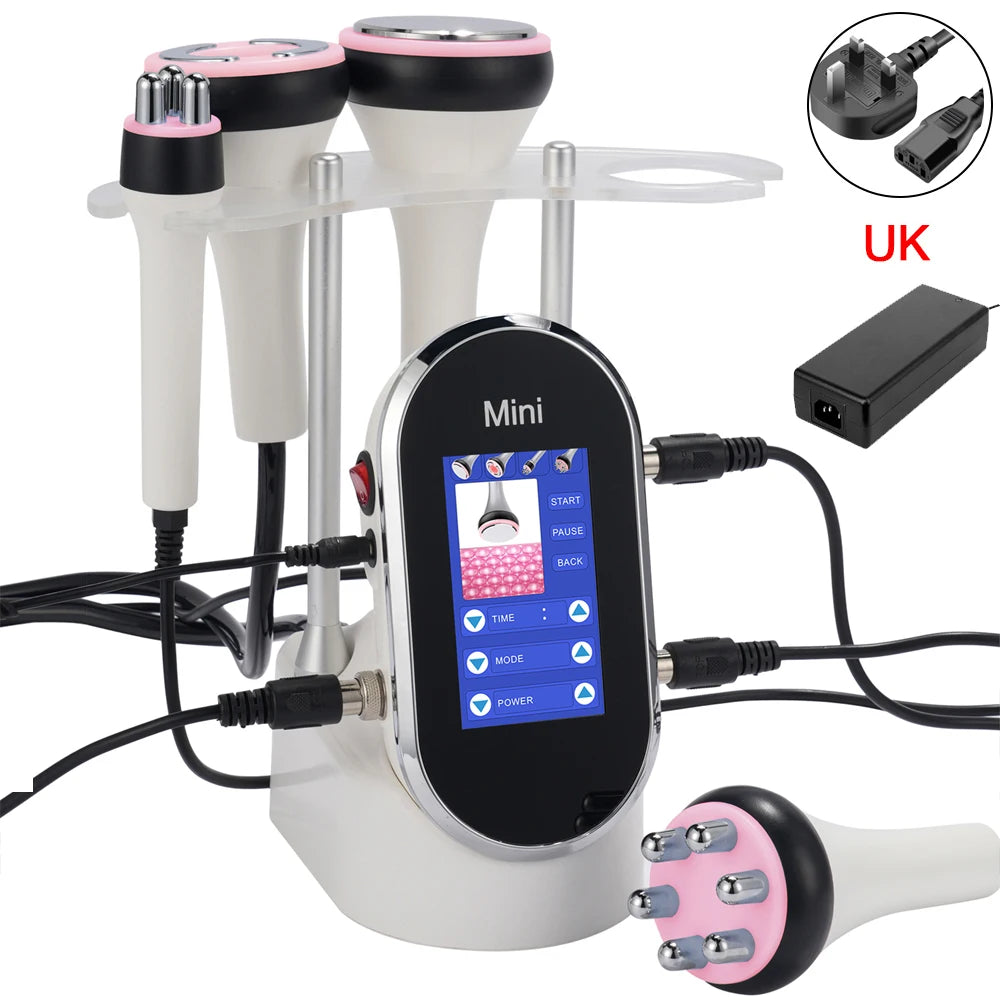 4-in-1 Cavitation Slimming &amp; Skin Tightening Device – Ultrasonic Liposuction &amp; Facial Care Machine