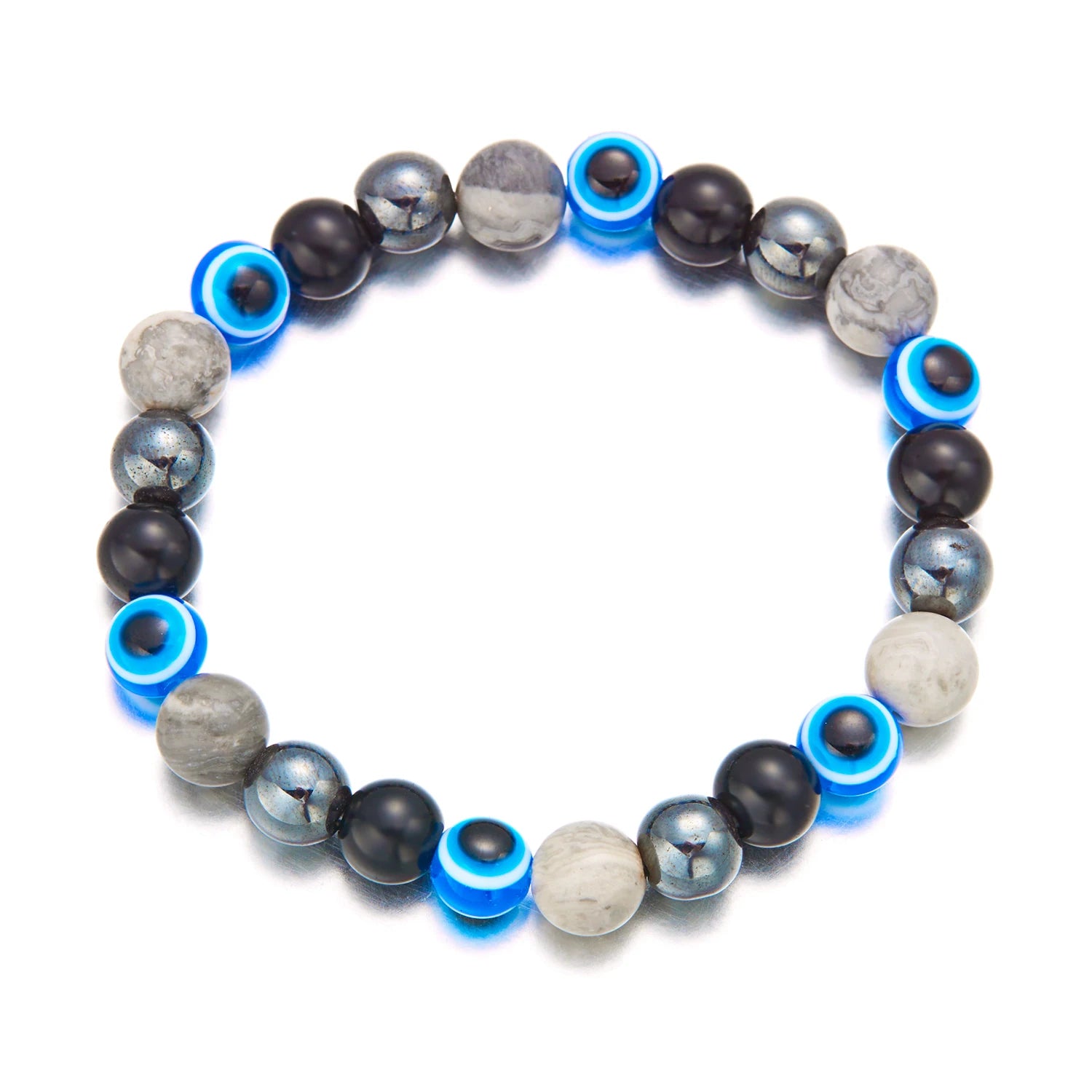 Natural Stone 7 Chakra Energy Bracelet – Good Luck & Protection Jewelry for Men and Women