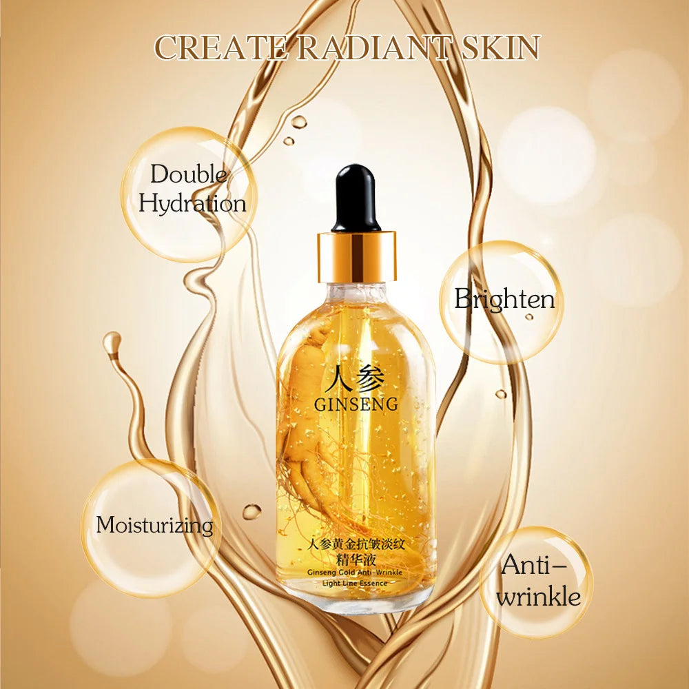 Gold Hyaluronic Acid & Nicotinamide Face Serum – Anti-Aging, Whitening & Collagen Boosting Skincare, 100ml 24K