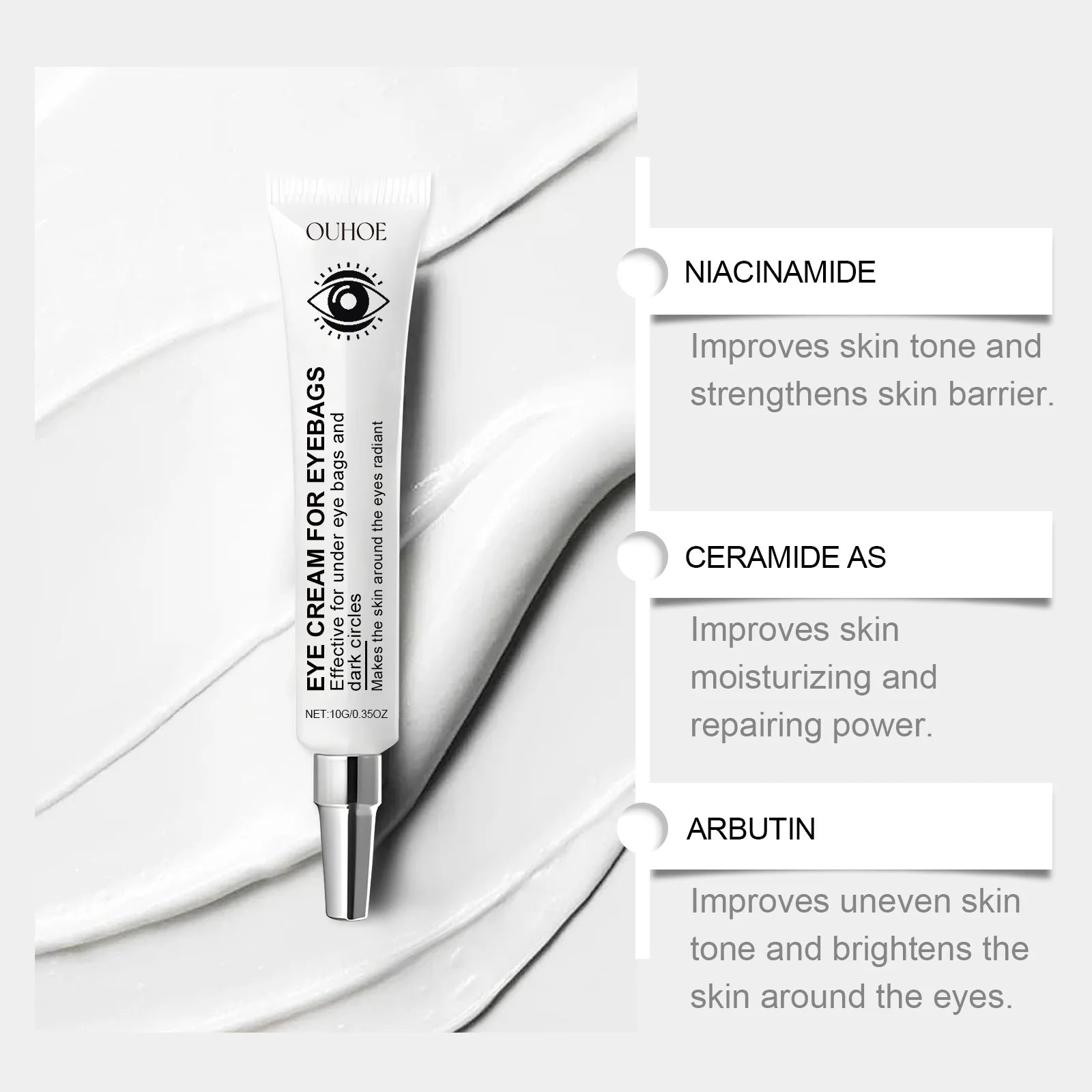 Eye Cream – Dark Circle Lightening & Firming Eye Serum Stick - OUHOE Niacinamide