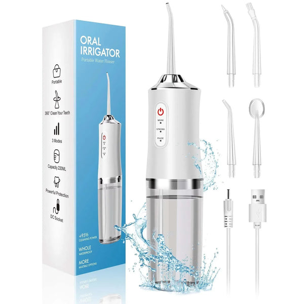 Powerful Oral Irrigator – Rechargeable Water Flosser IPX7