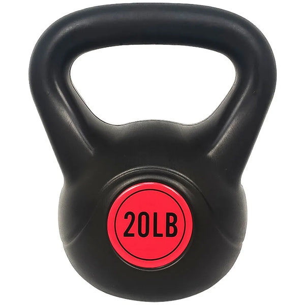 Wide Grip Kettlebell Exercise Fitness Weight Set – 4-Piece Set (5lb, 10lb, 15lb, 20lb)