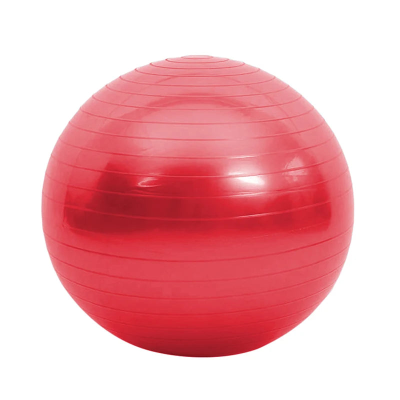 Yoga Fitness Ball – Smooth Anti-Burst Pilates & Balance Training Ball - 45cm, 25cm