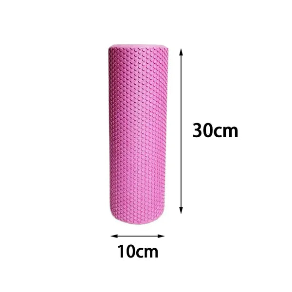 Foam Yoga Roller – Pilates Hexagonal EVA Home Workout Support (9.5cm x 29.7cm)
