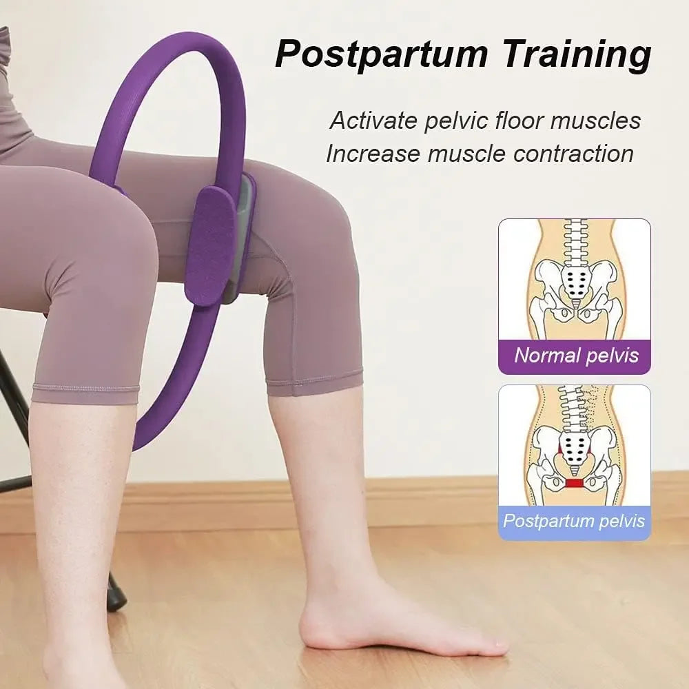 Non-Slip Yoga Pilates Ring – Pelvic Floor & Full Body Fitness Trainer