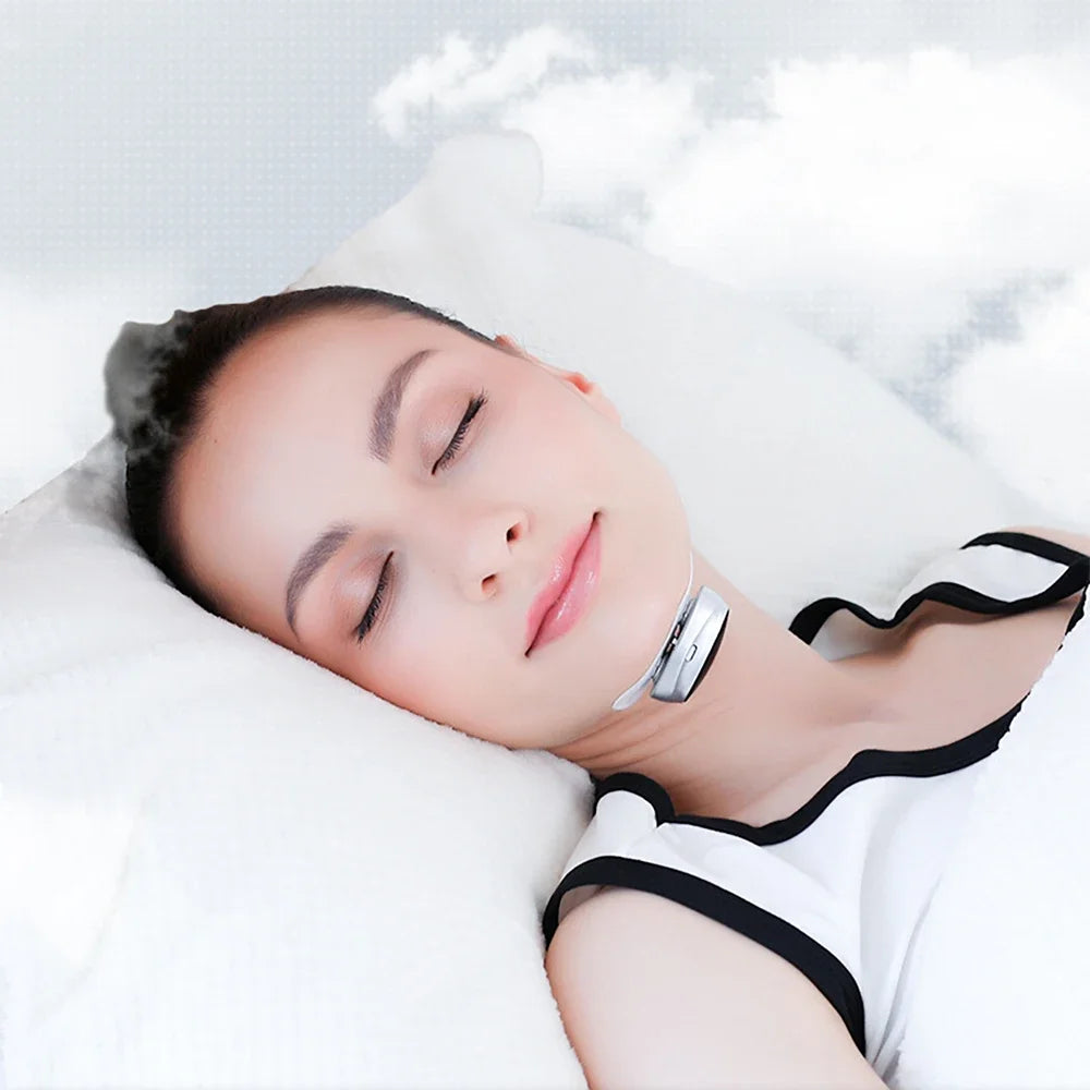 Smart Anti-Snoring Device – TENS Pulse Sleep Aid